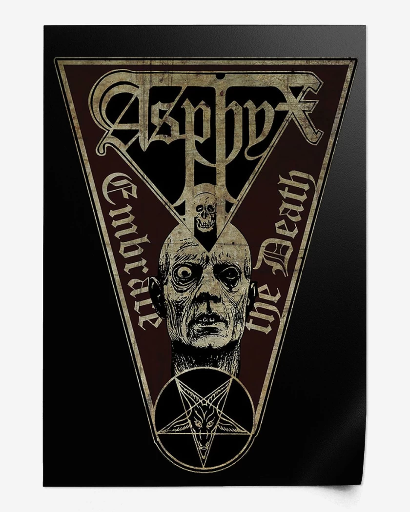 Print Asphyx Embrace the Death