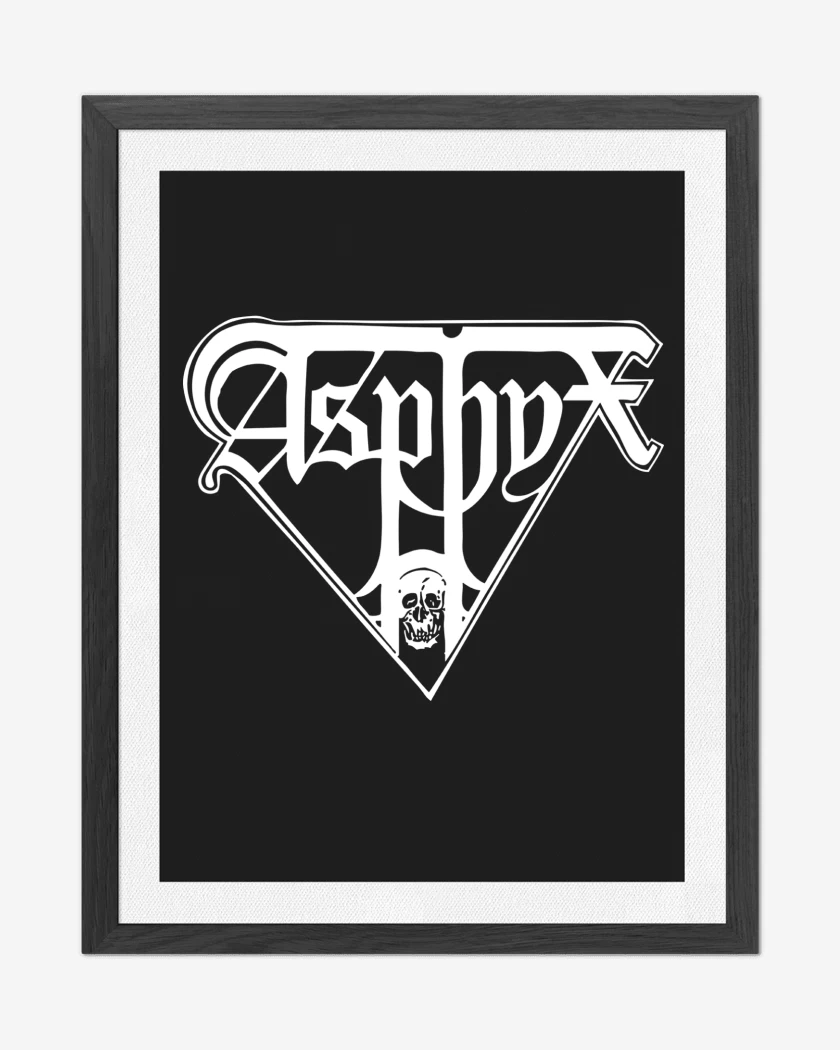 Cuadro decorativo Negro de Asphyx Logo