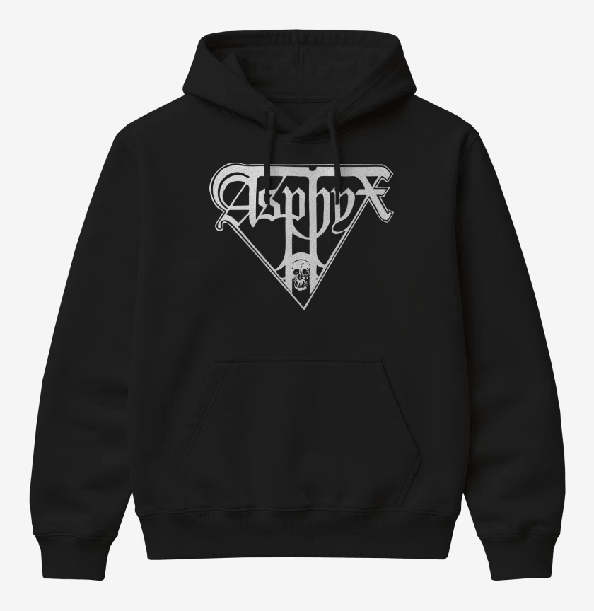 Poleron Canguro básico Negro de Asphyx Logo