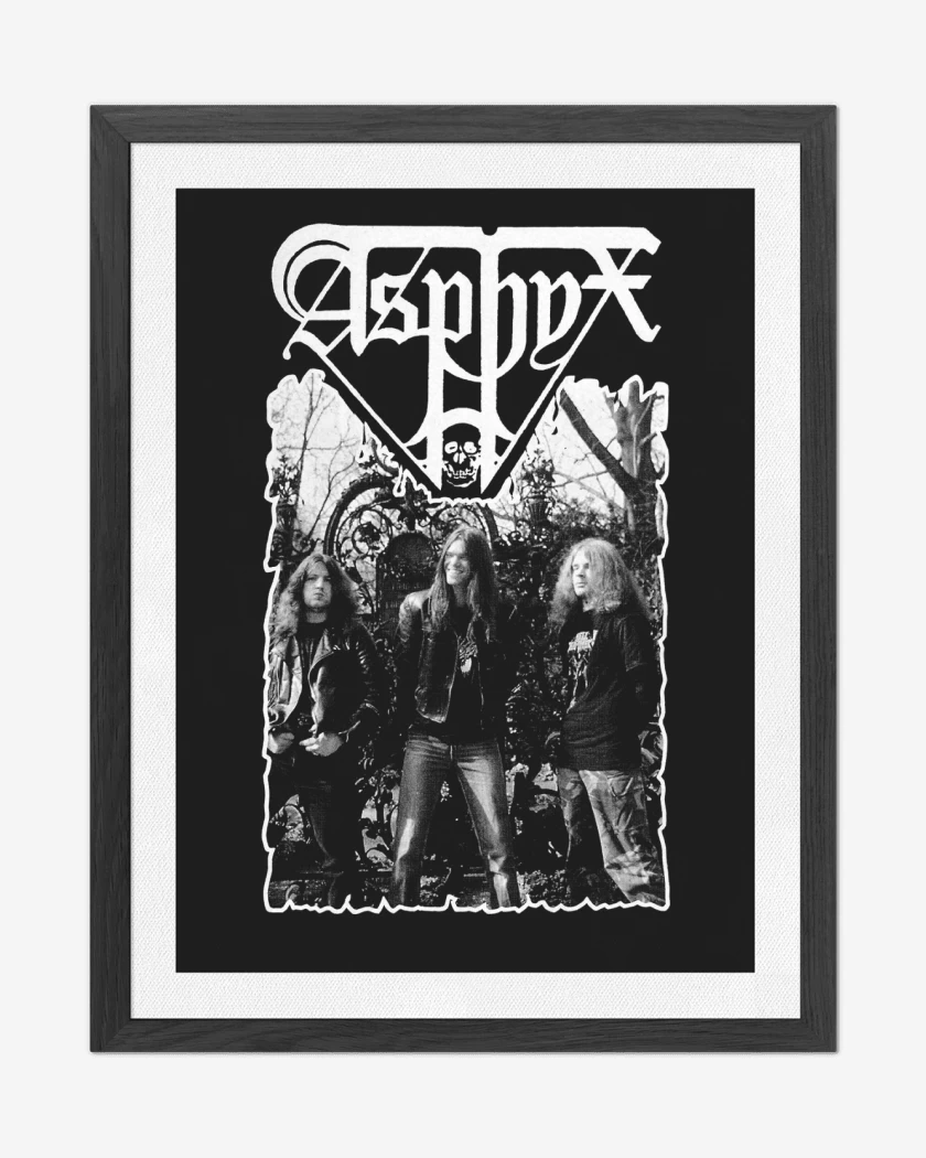 Cuadro decorativo Negro de Asphyx Band