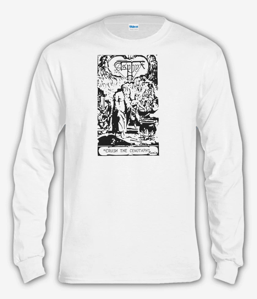 Polera manga larga Blanco de Asphyx Crush 