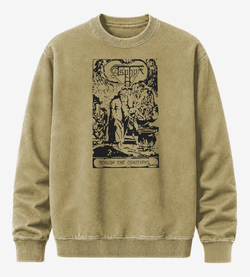 Poleron Polo Acid Wash Beige de Asphyx Crush 