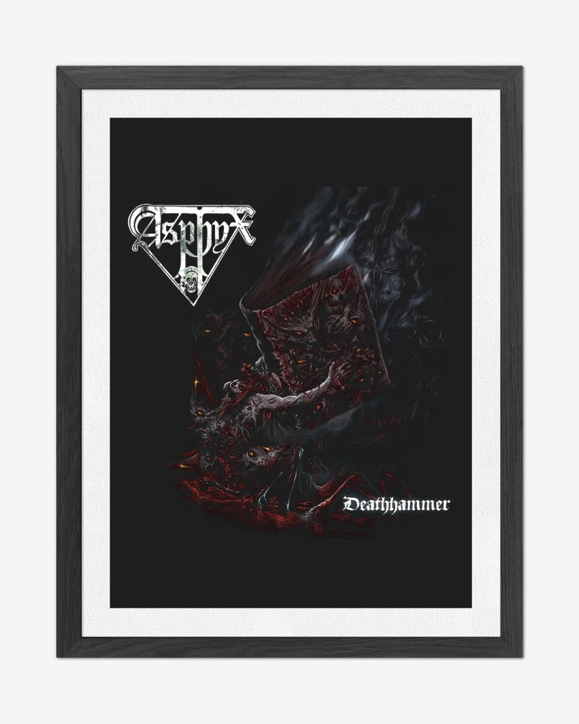 Cuadro decorativo Negro de Asphyx Deathhammer