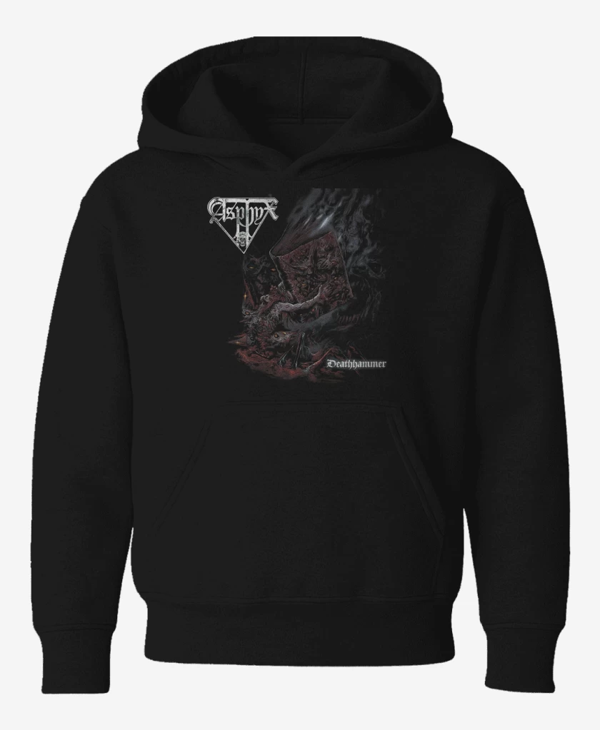 Poleron de niño Negro de Asphyx Deathhammer