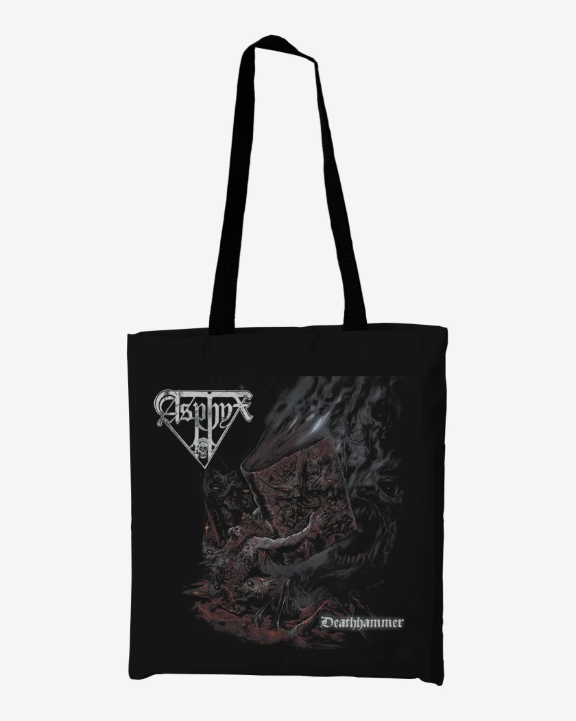 Totebag Negro de Asphyx Deathhammer