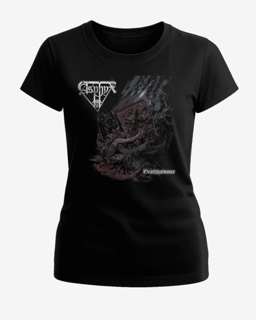 Polera de Mujer Negro de Asphyx Deathhammer