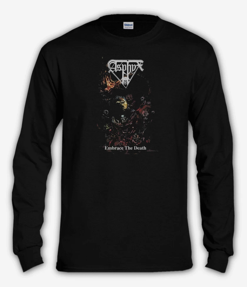 Polera manga larga Negro de Asphyx Embrace