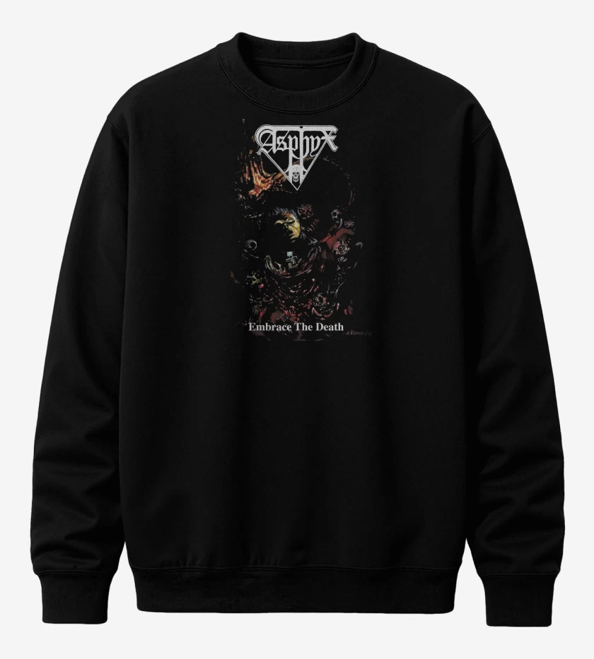 Poleron polo Negro de Asphyx Embrace