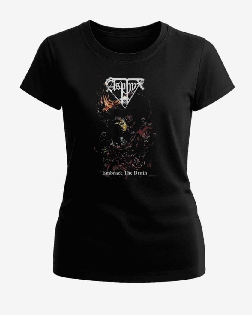 Polera de Mujer Negro de Asphyx Embrace
