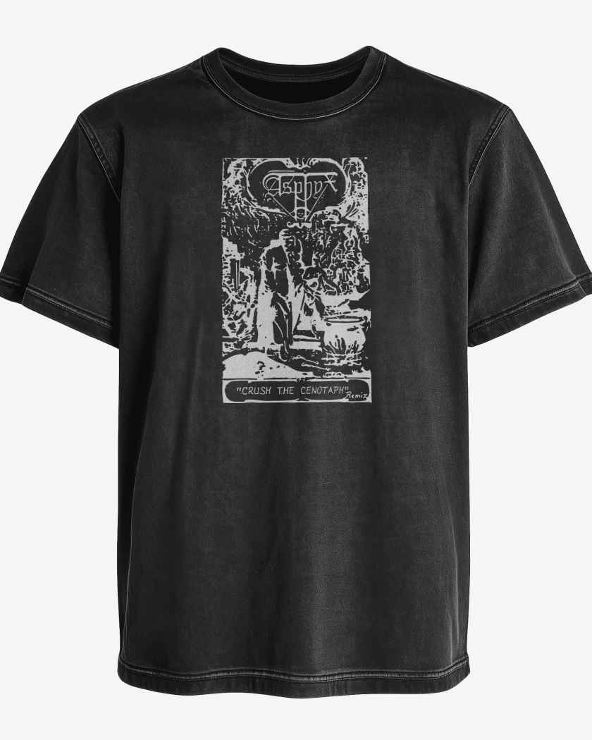 Polera desgastada Asphyx Crush the Cenopath Demo