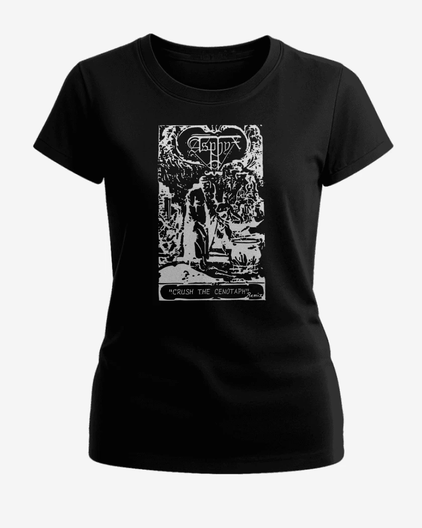 Polera de Mujer Negro de Asphyx Crush the Cenopath Demo