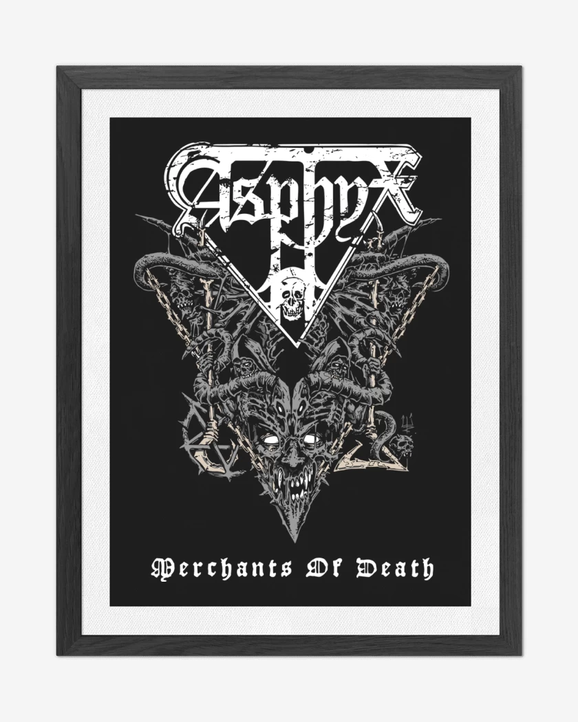 Cuadro decorativo Negro de Asphyx Merchants of Death