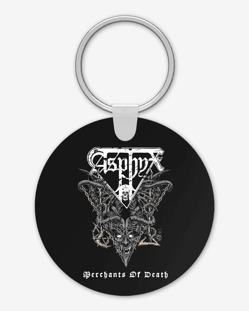 Llavero Asphyx Merchants of Death