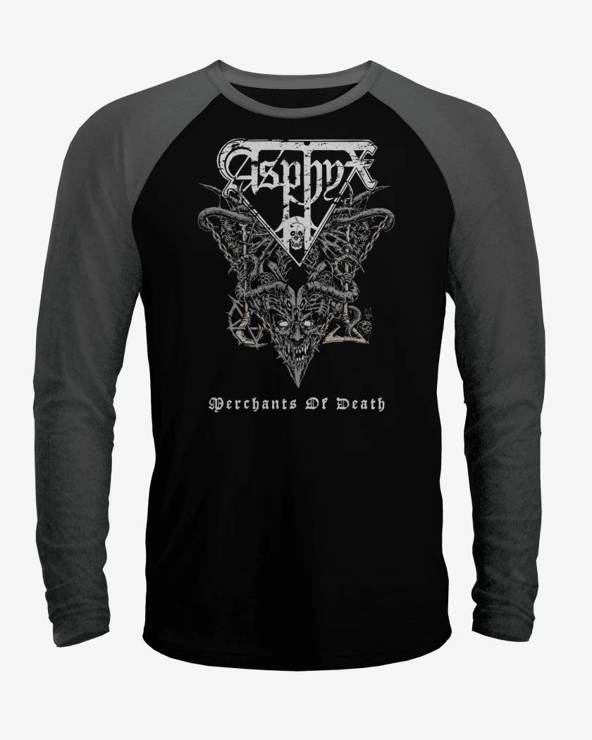 Polera Raglan Asphyx Merchants of Death