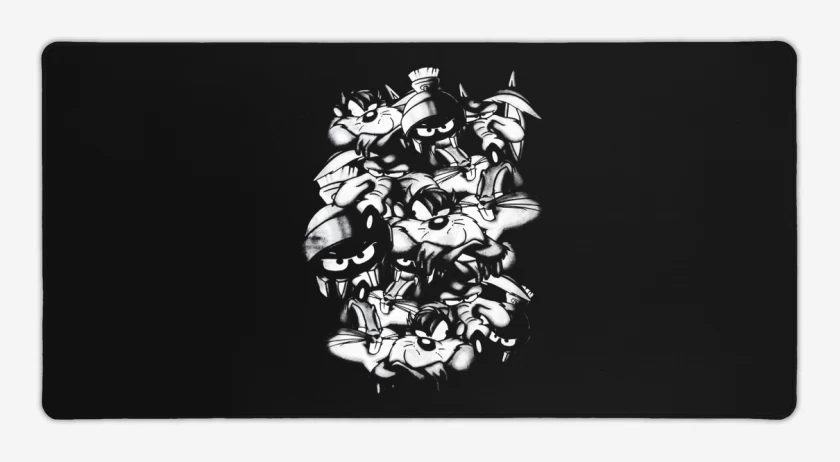 Mouse pad Gamer Negro de Looney