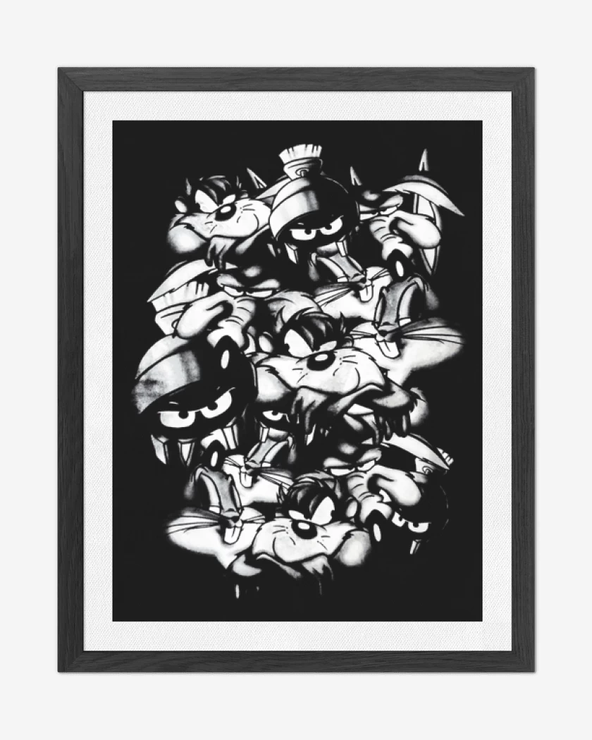 Cuadro decorativo Negro de Looney