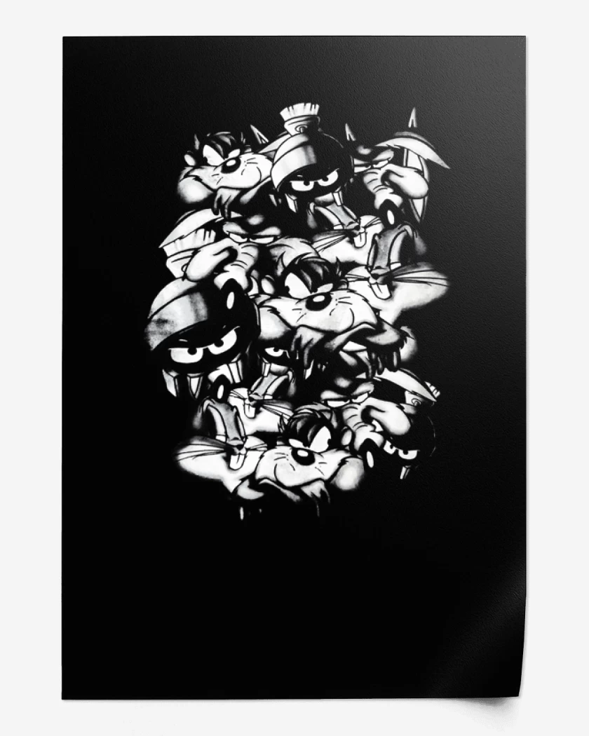Print Negro de Looney