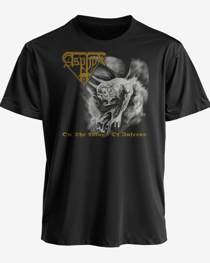 Polera premium Negro de Asphyx On the Wings