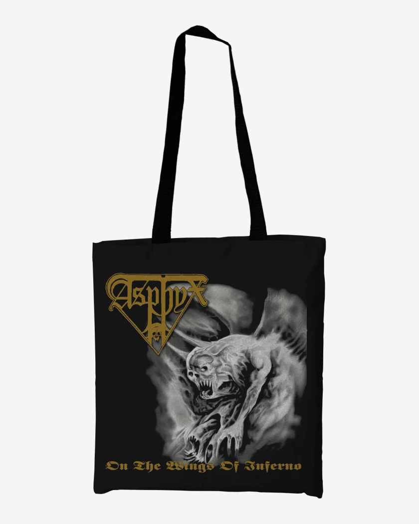 Totebag Negro de Asphyx On the Wings