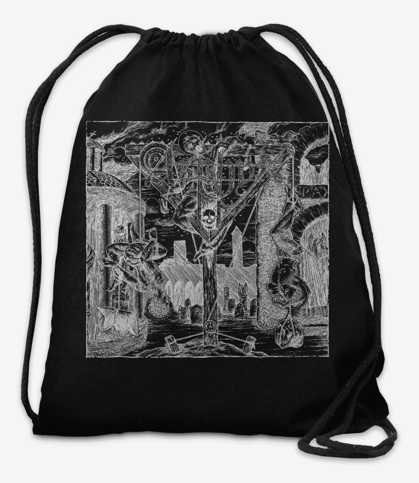 Mochila Negro de Asphyx Abomitaion Echoes