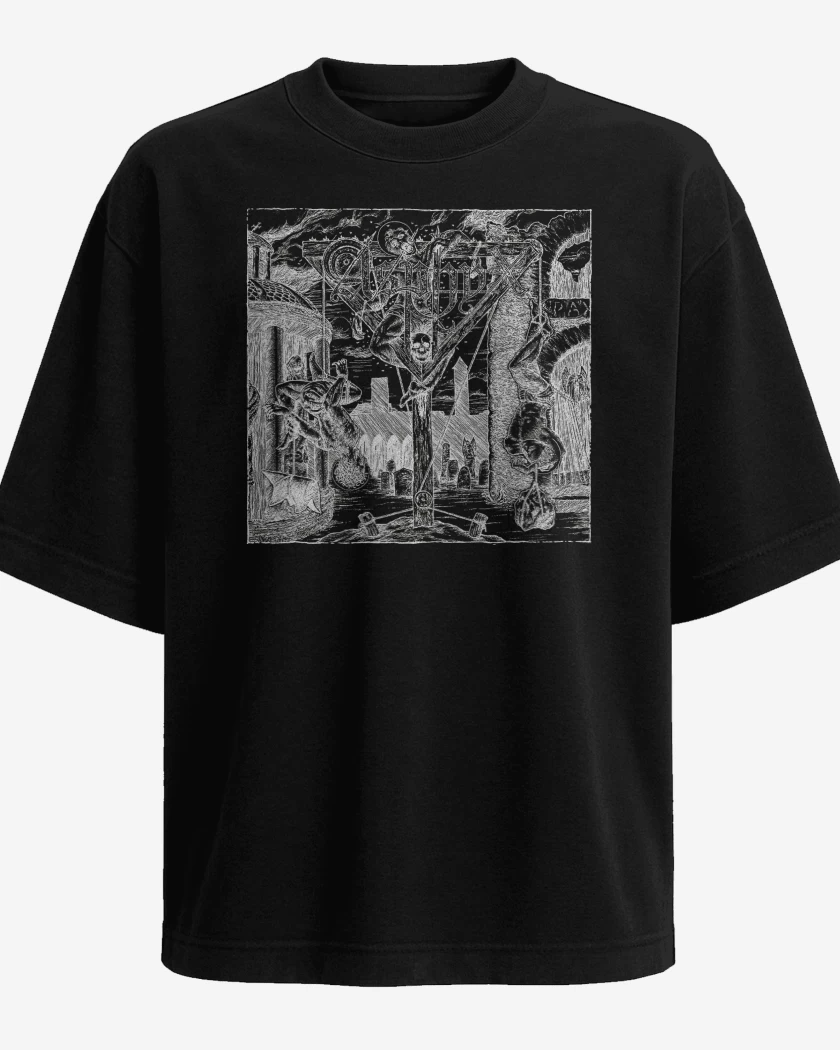 Polera Oversize Asphyx Abomitaion Echoes
