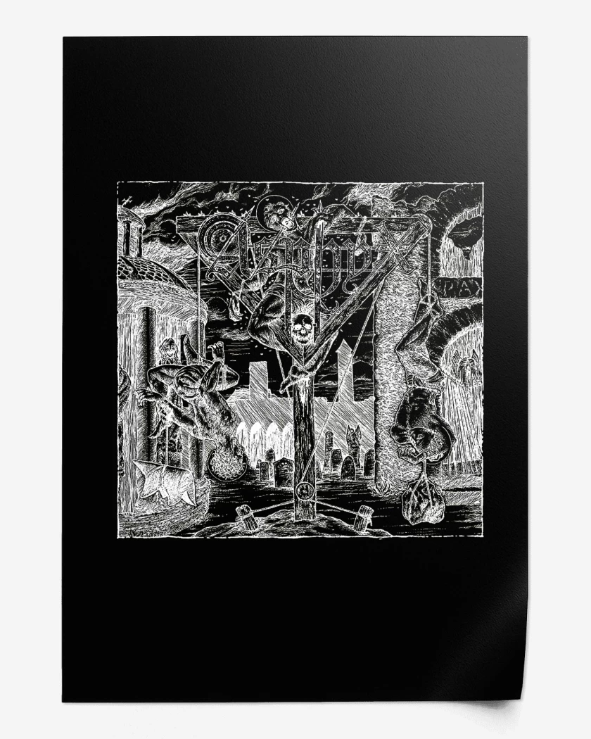 Print Asphyx Abomitaion Echoes