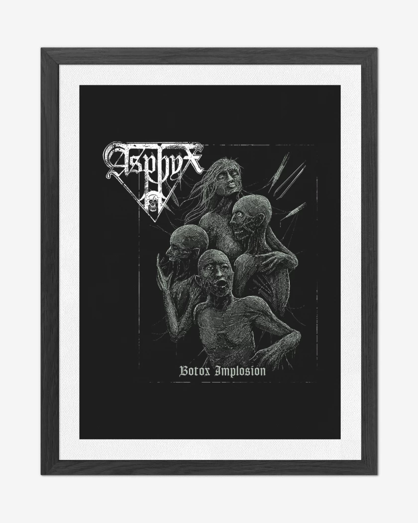 Cuadro decorativo Negro de Asphyx Botox Implosion