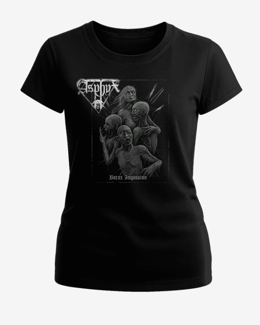 Polera de Mujer Negro de Asphyx Botox Implosion
