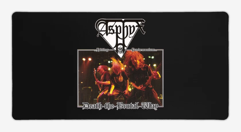 Mouse pad Gamer Negro de Asphyx Death The Brutal