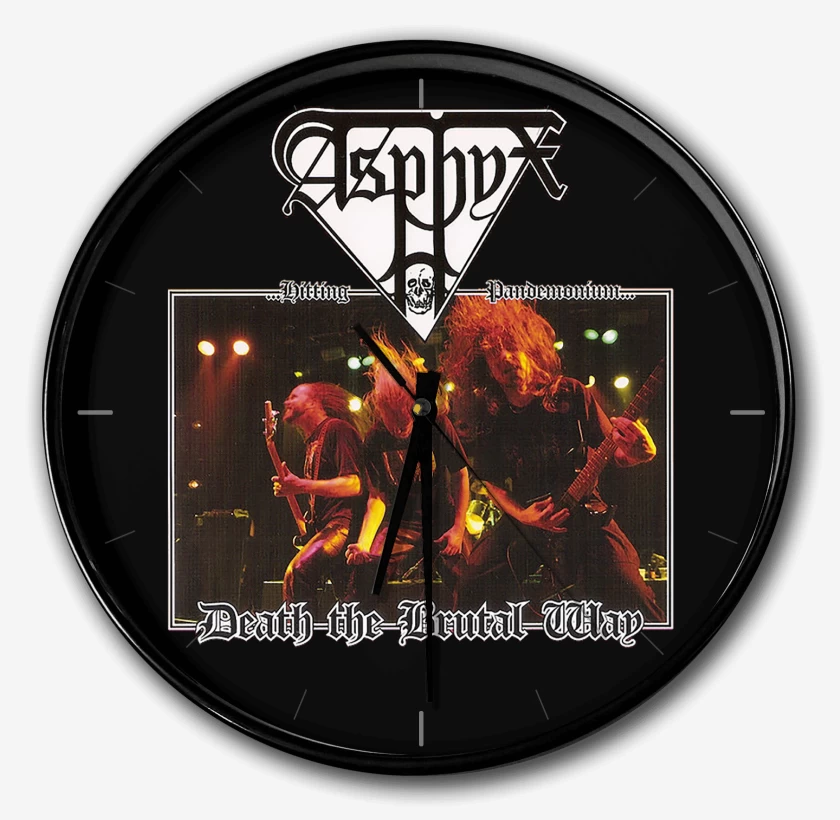 Reloj Negro de Asphyx Death The Brutal