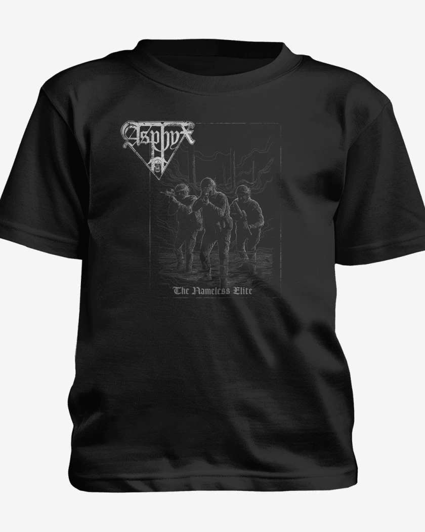 Polera de niño Negro de Asphyx The Nameless Elite