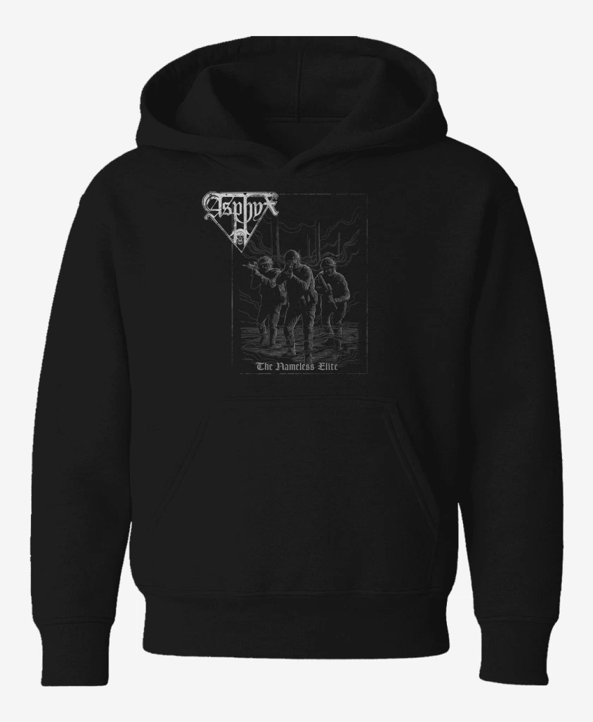 Poleron de niño Negro de Asphyx The Nameless Elite