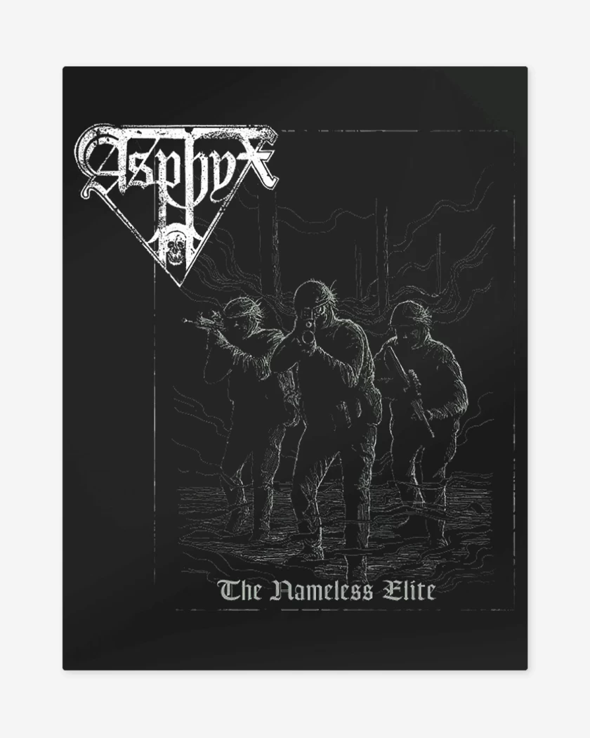 Print metalico Negro de Asphyx The Nameless Elite