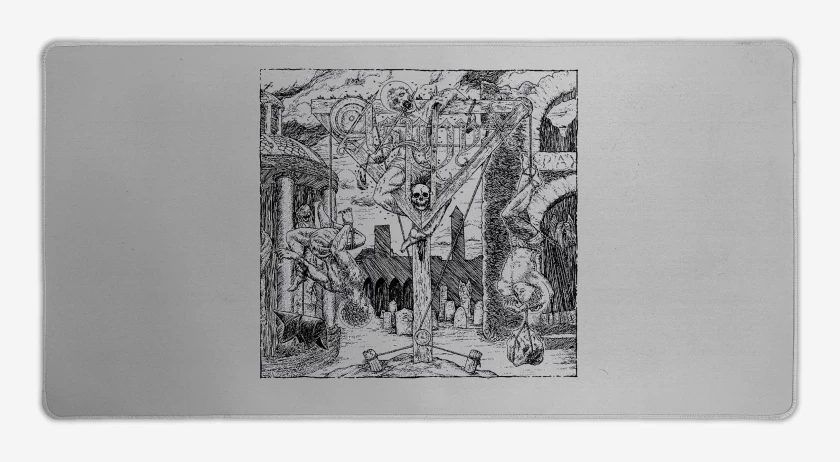 Mouse pad Gamer Gris Melange de Asphyx Abomination