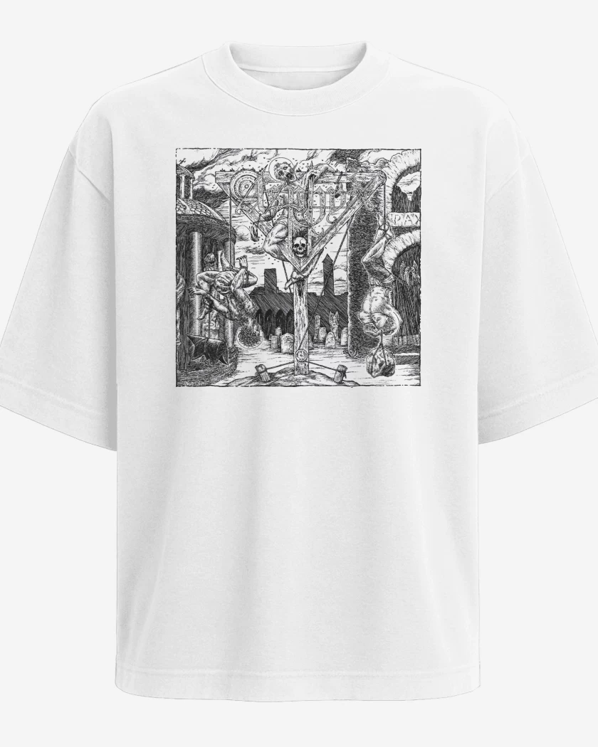 Polera Oversize Asphyx Abomination