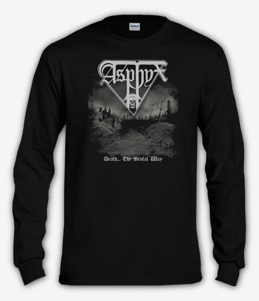 Polera manga larga Asphyx Death The Brutal Way