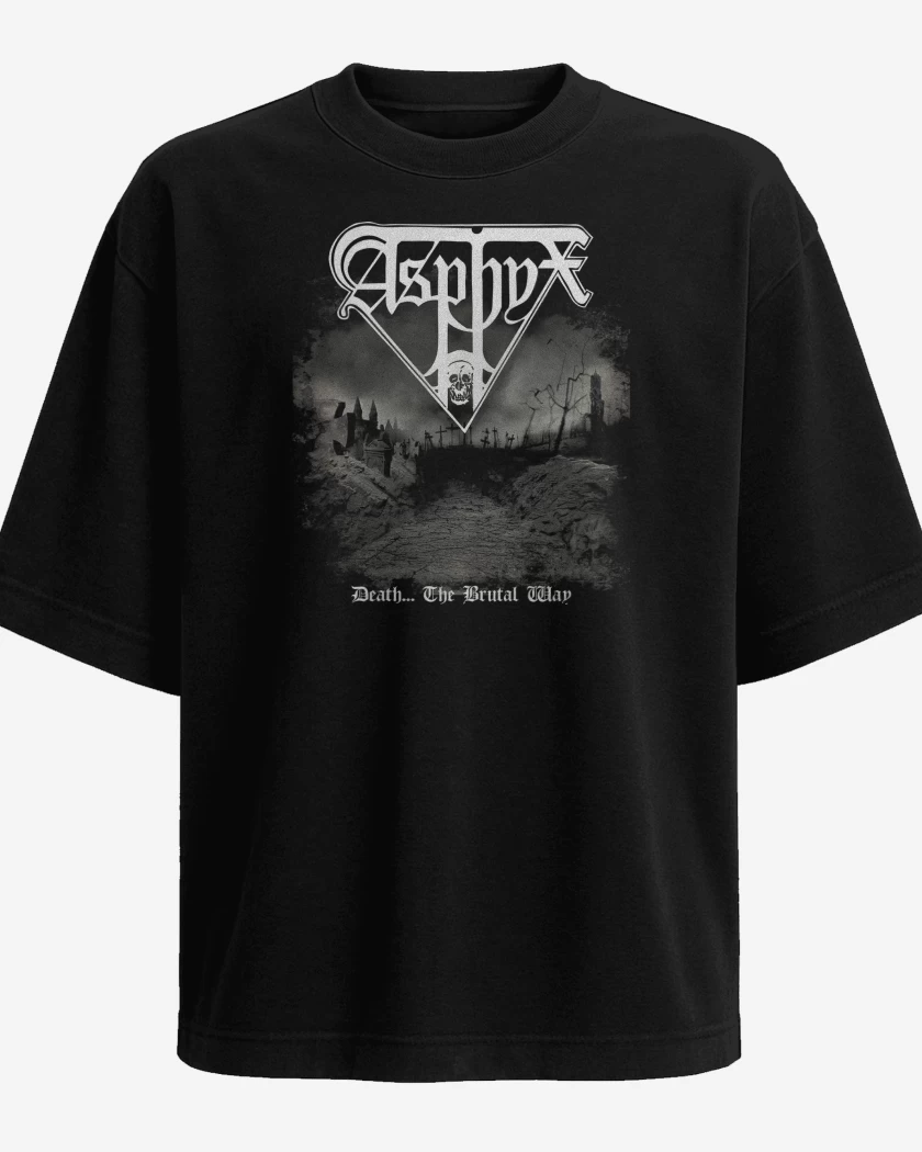 Polera Oversize Asphyx Death The Brutal Way