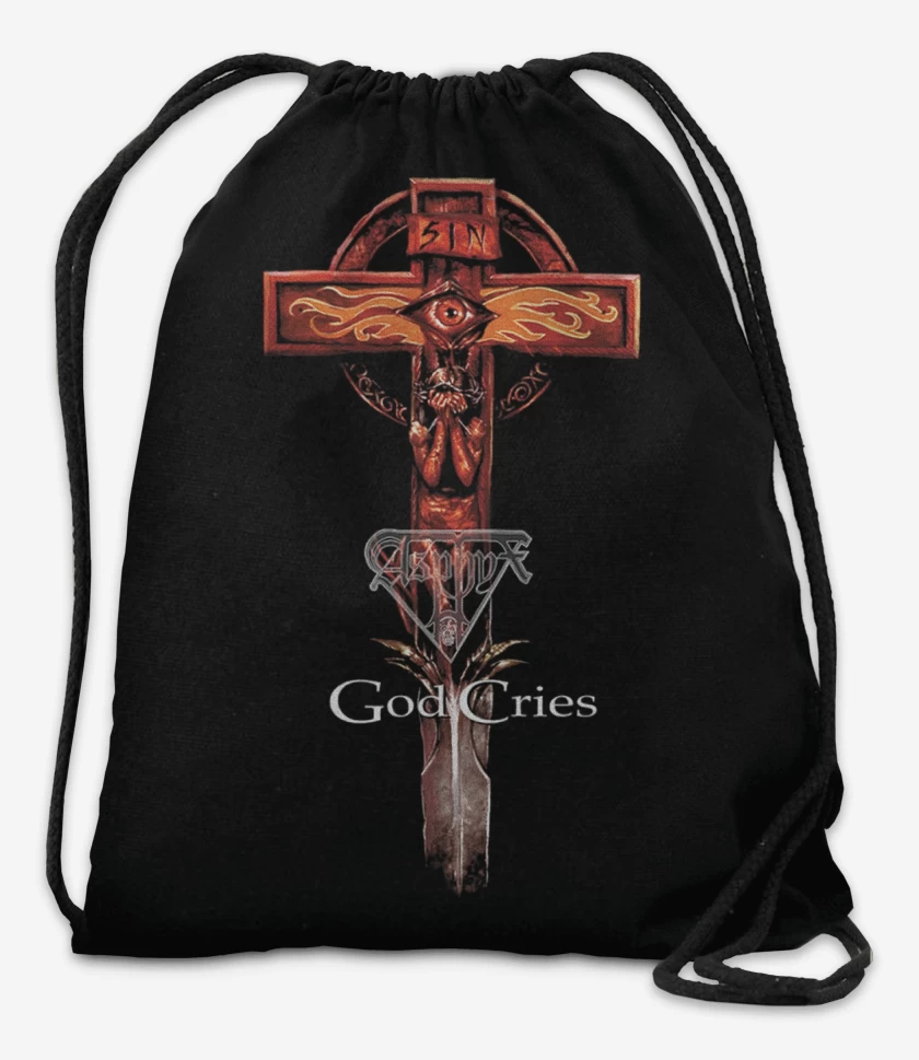 Mochila Negro de Asphyx God Cries