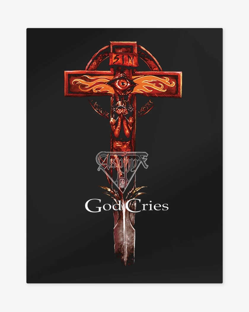 Print metalico Negro de Asphyx God Cries