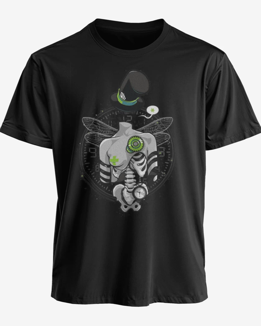 Polera premium Negro de 380