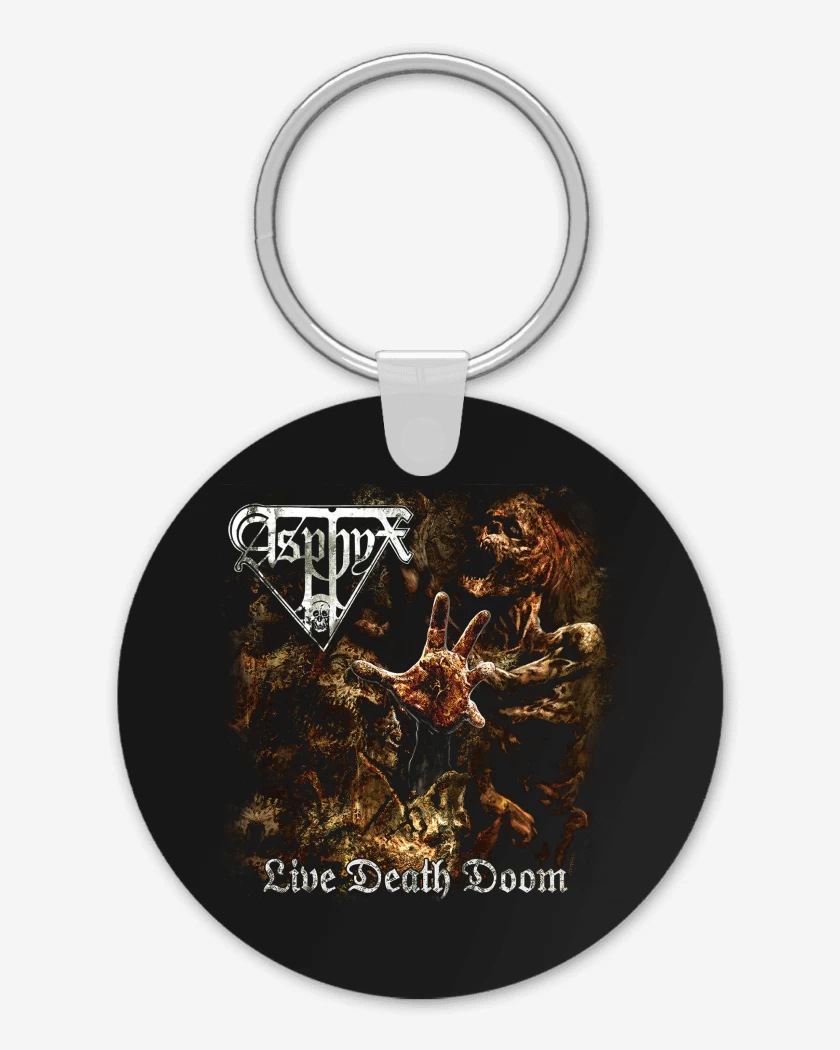 Llavero Asphyx Live Death Doom