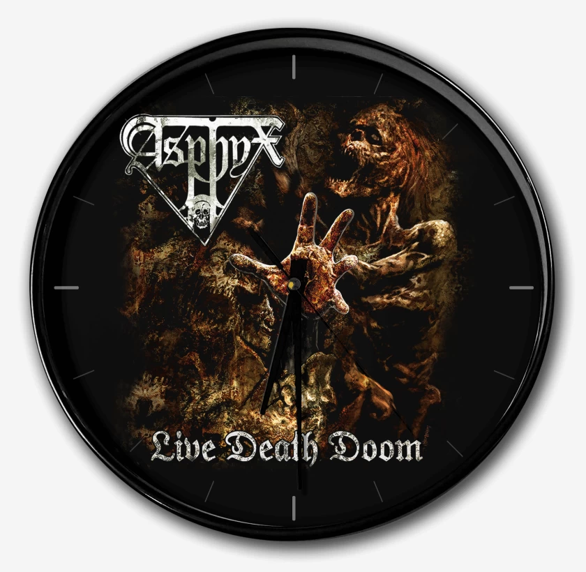Reloj Negro de Asphyx Live Death Doom
