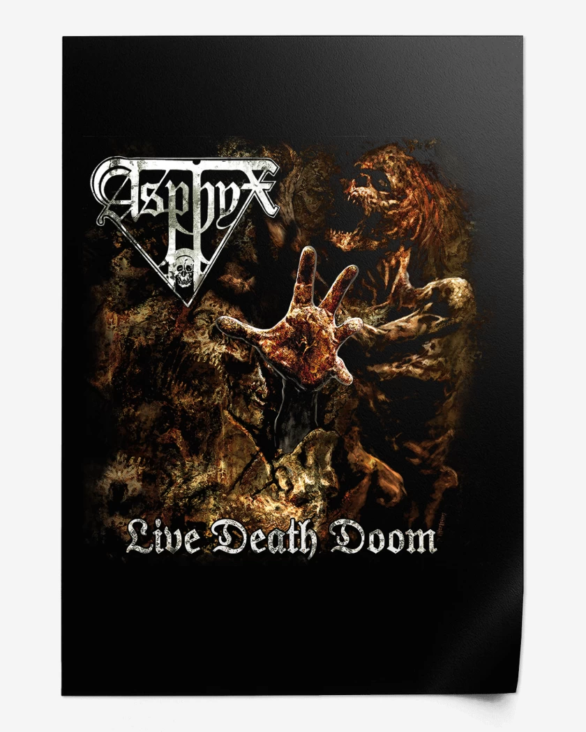 Print Asphyx Live Death Doom