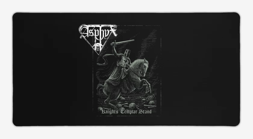 Mouse pad Gamer Negro de Asphyx Knights Templar Stand