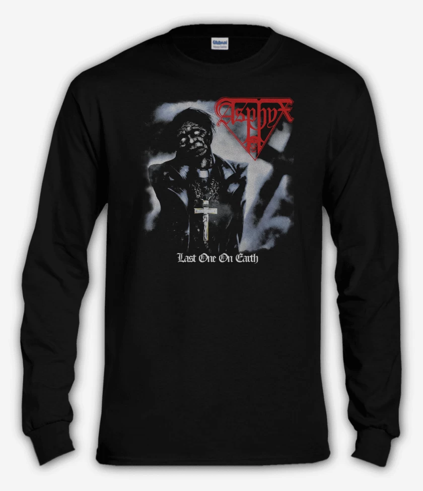 Polera manga larga Negro de Asphyx Last One on Earth