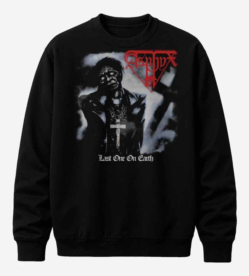 Poleron polo Negro de Asphyx Last One on Earth