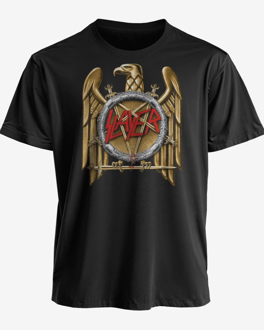 Polera Slayer Aguila Dorada