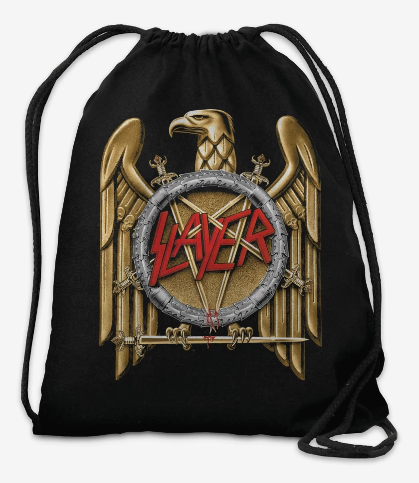 Mochila Negro de Slayer Aguila Dorada
