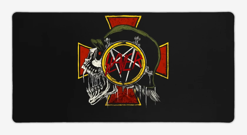 Mouse pad Gamer Negro de Slayer Slaytanic