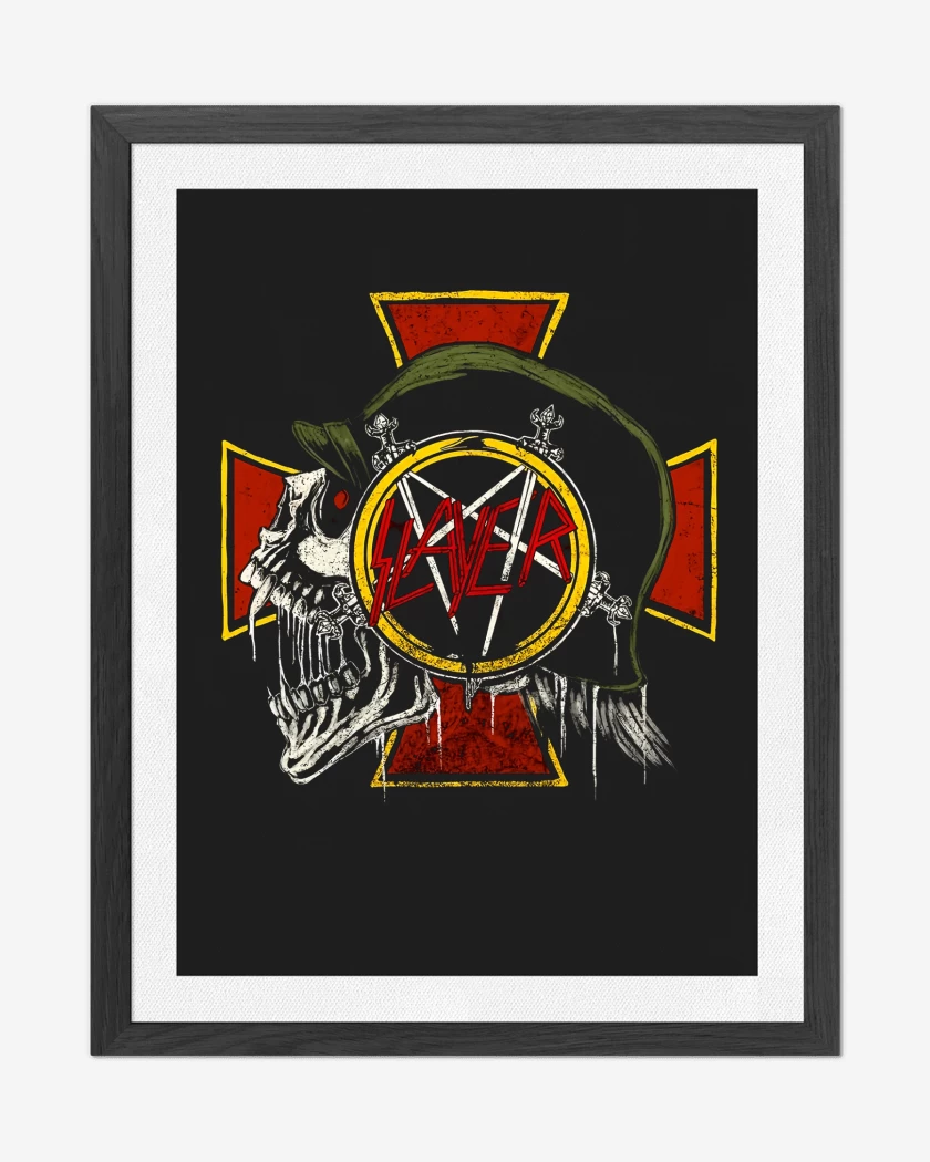 Cuadro decorativo Negro de Slayer Slaytanic